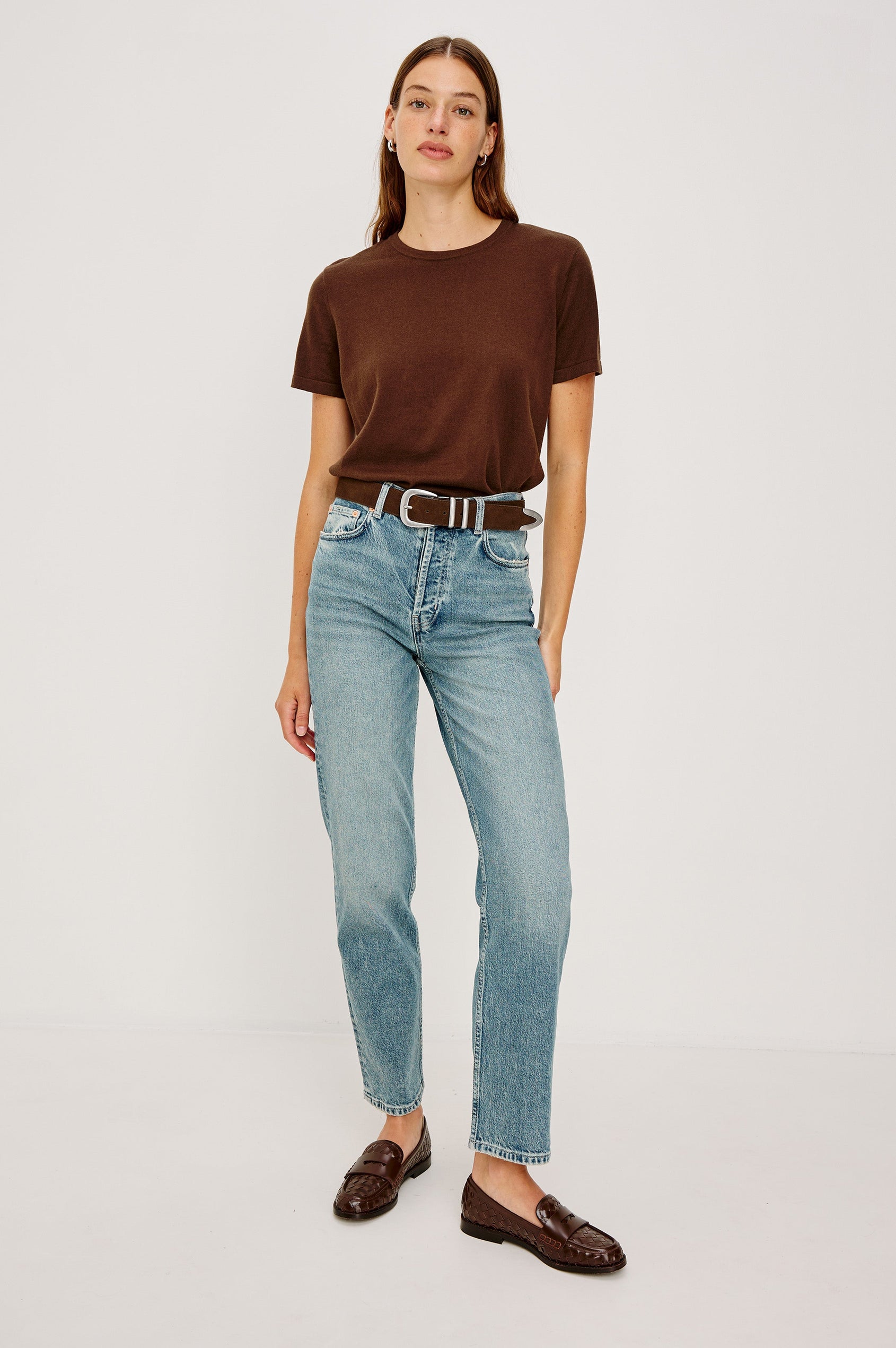 RYDER BELT - CHOCOLATE SUEDE