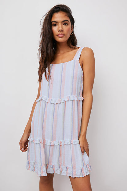 SANDY DRESS - BIARRITZ MULTI STRIPE