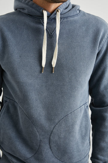 SATCHEL HOODIE SUNBLEACHED NAVY - DETAILS