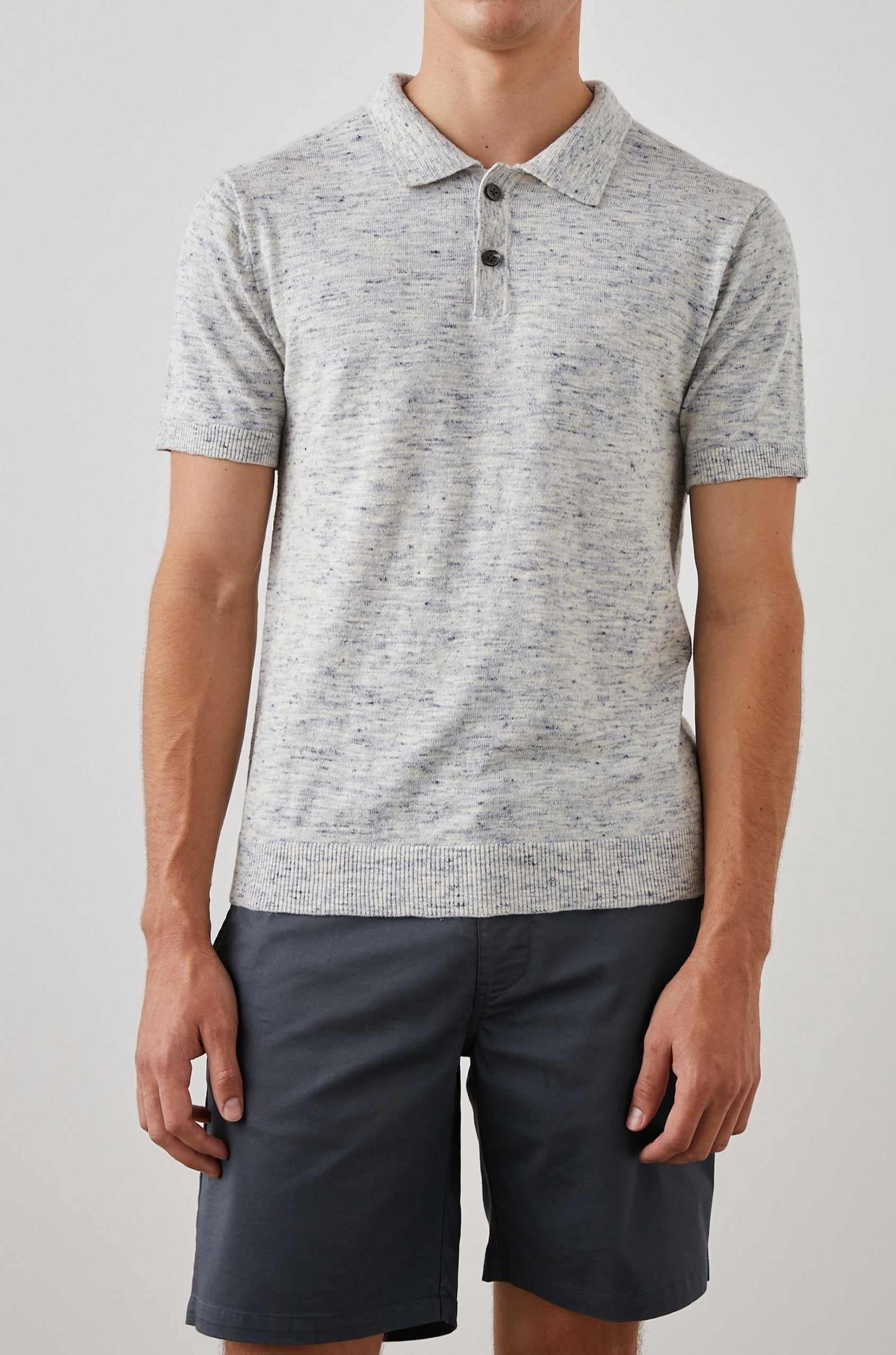 SHOREDITCH POLO SHIRT MIAMI SAND - FRONT