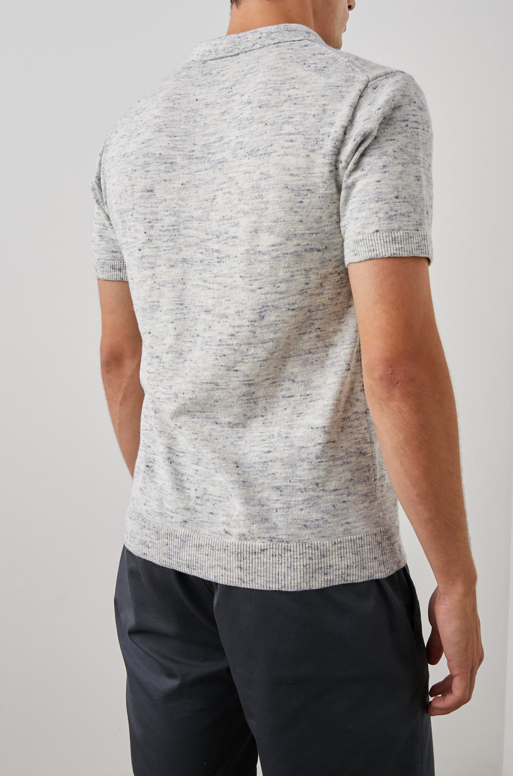 SHOREDITCH POLO SHIRT MIAMI SAND - BACK