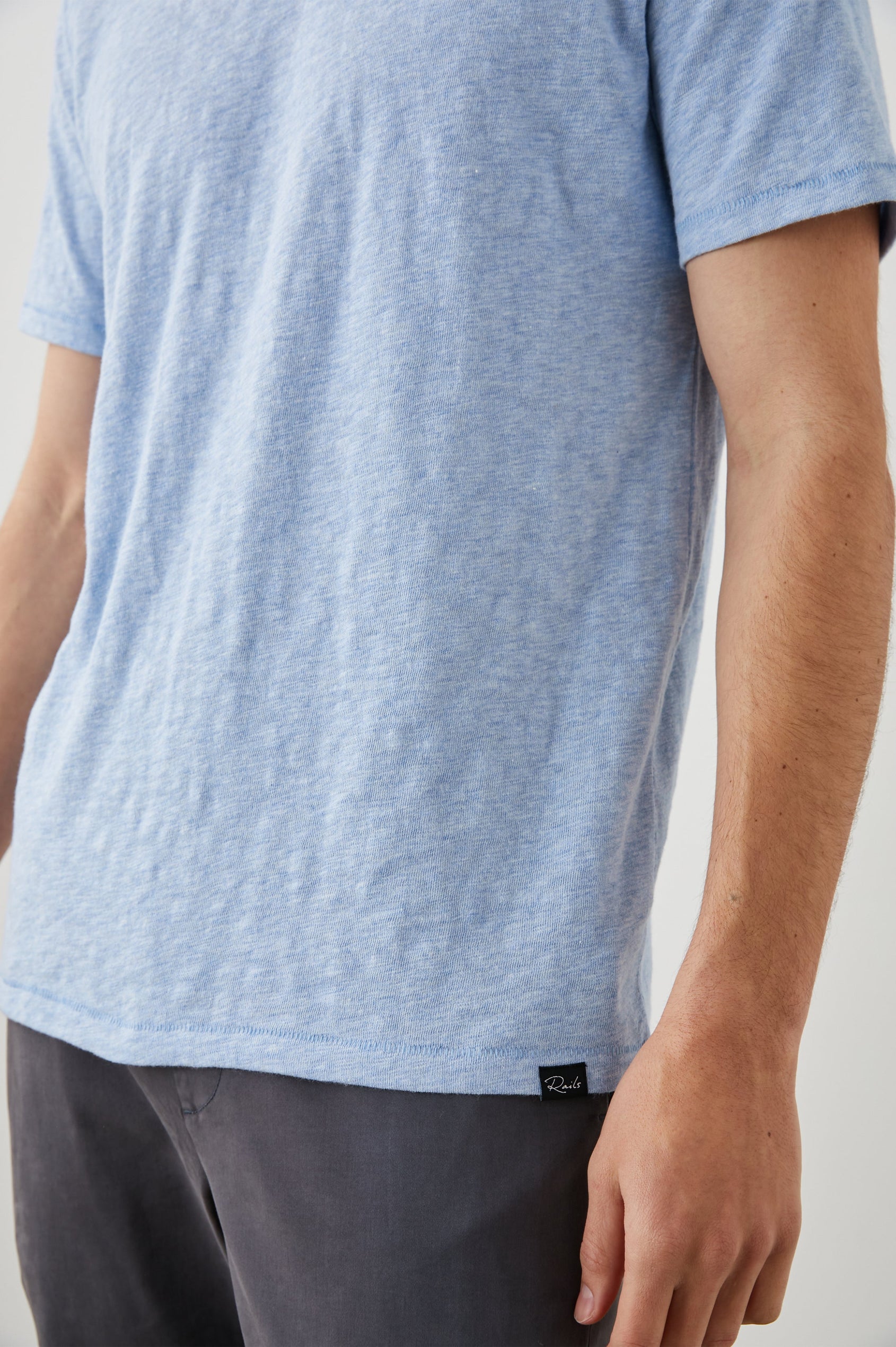 SKIPPER MIRAGE HEATHER T-SHIRT - DETAIL