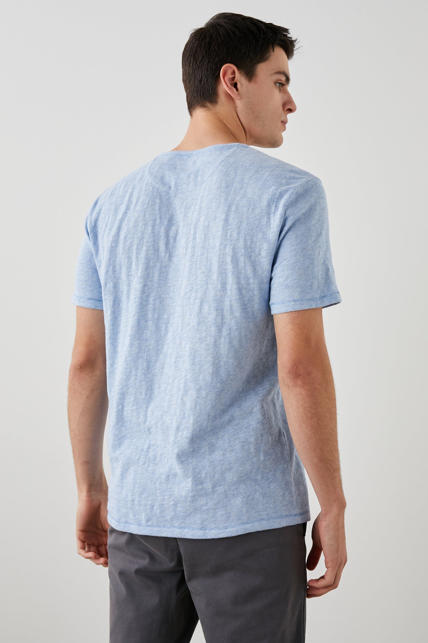 SKIPPER MIRAGE HEATHER T-SHIRT - BACK