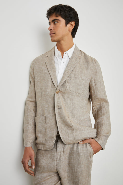 SORRENTO BULGUR BLAZER - FRONT LOOKING LEFT