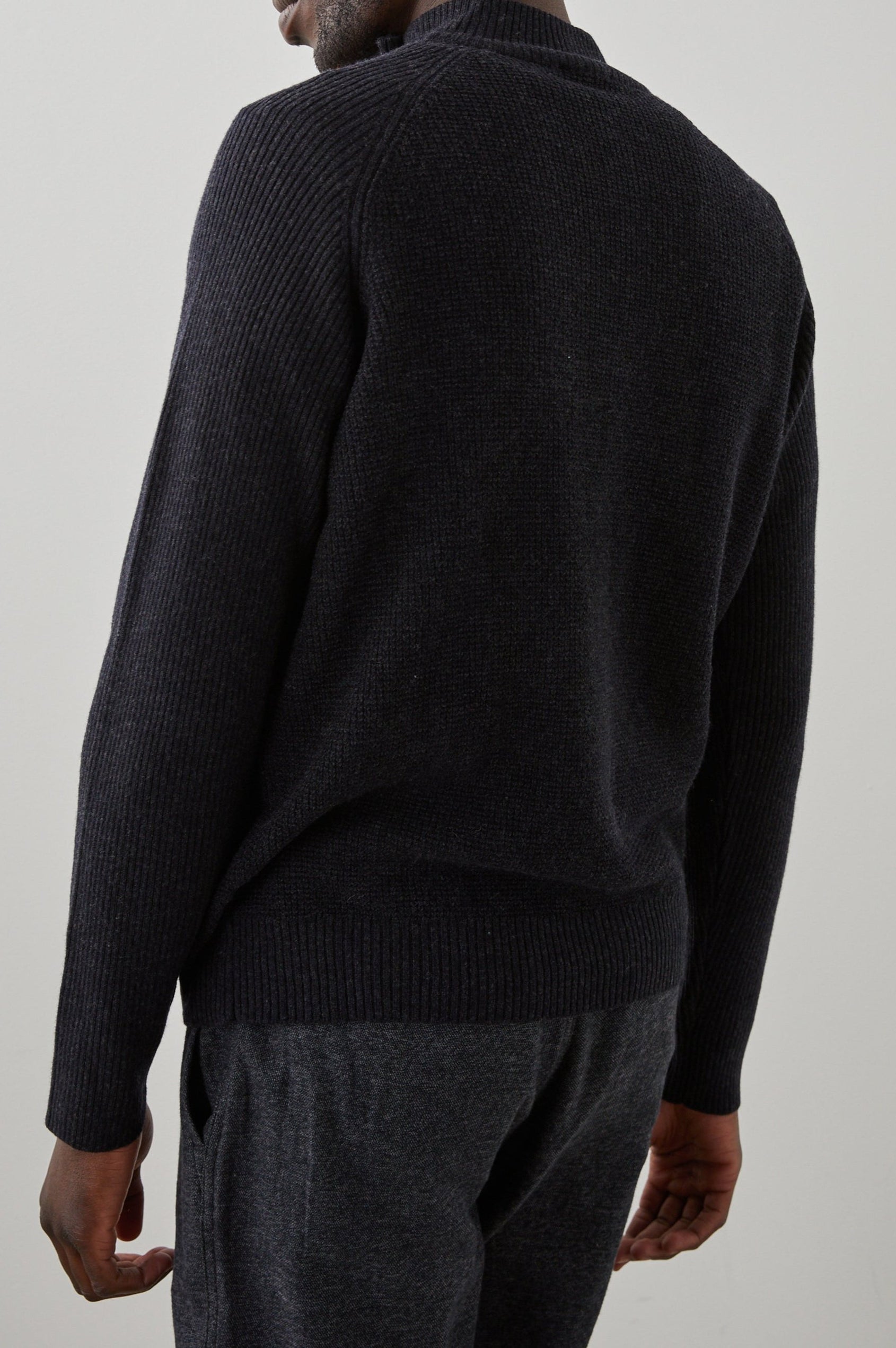 STARK CAST IRON QUARTER ZIP - BACK