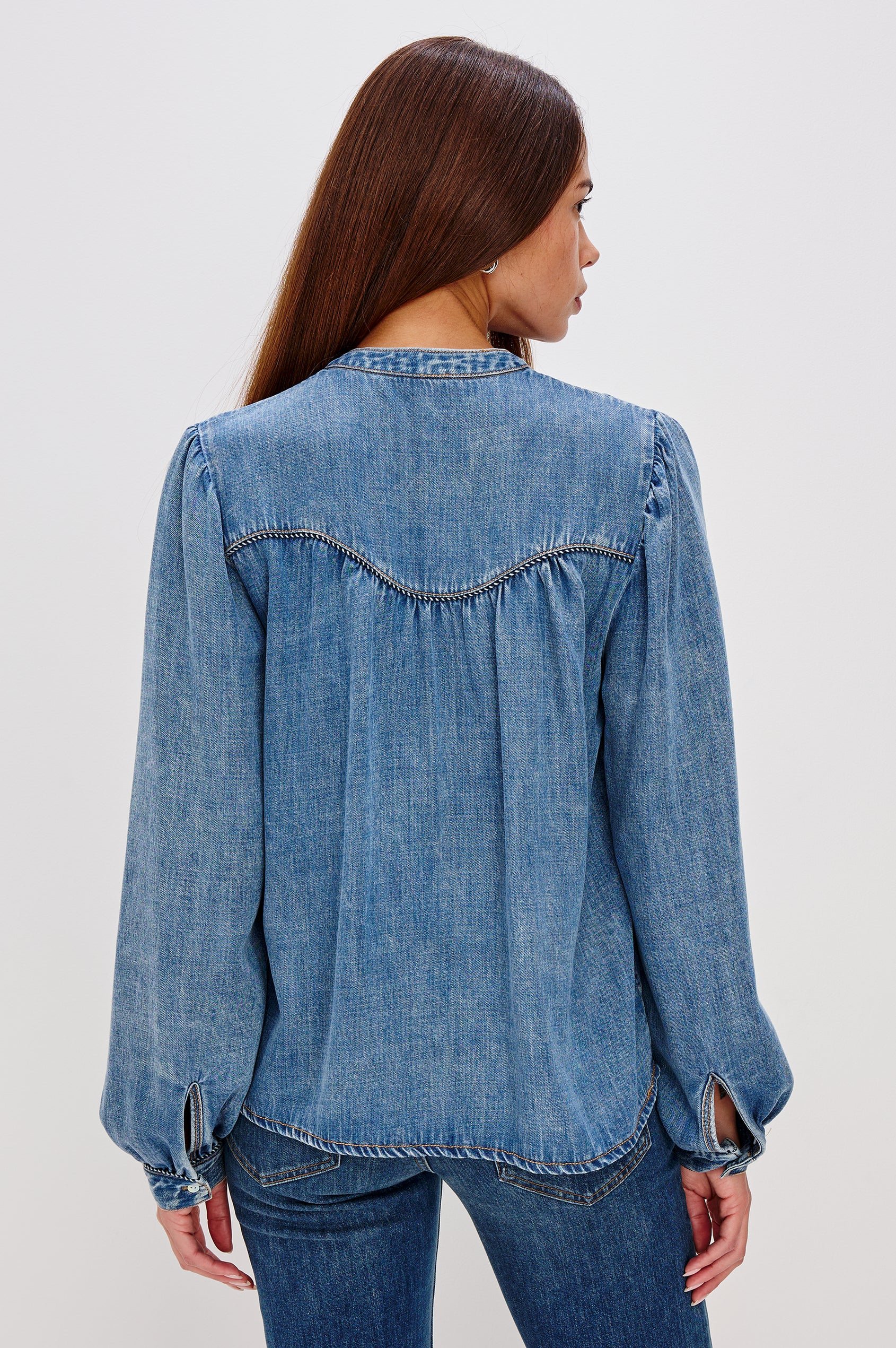 SUNNA TOP - BLUE STONE
