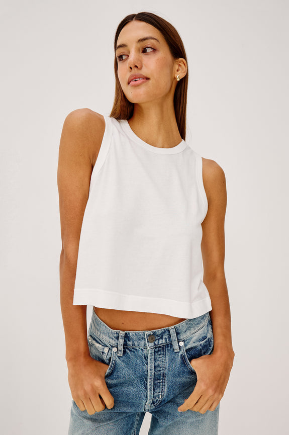 BOXY TANK - WHITE – Rails EU