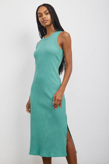 THE TANK DRESS LAGOON DRESS- FRONT