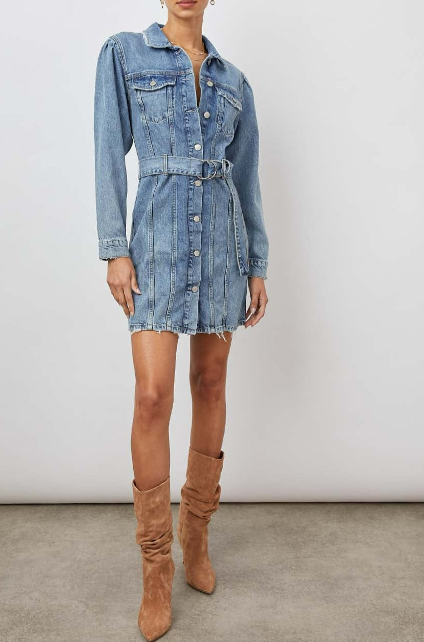 GRIFFITH DRESS - INDIGO CHARM GRIFFITH DRESS - INDIGO CHARM