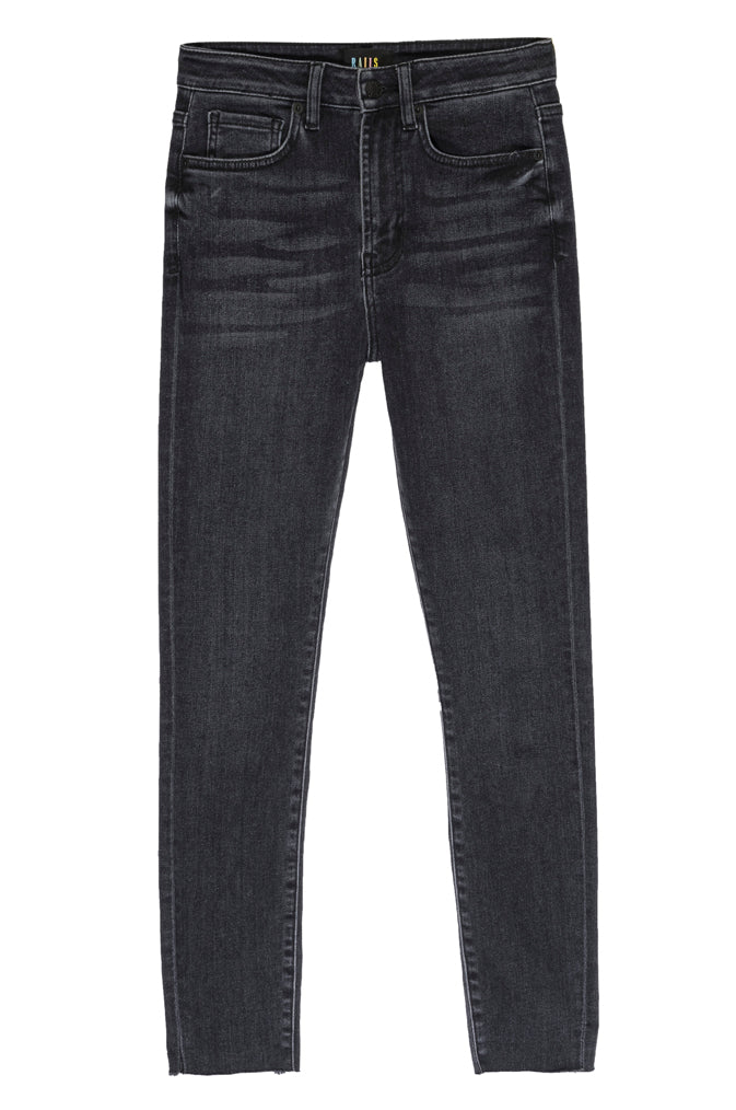 The Larchmont Coal High Rise Skinny Pants - flat