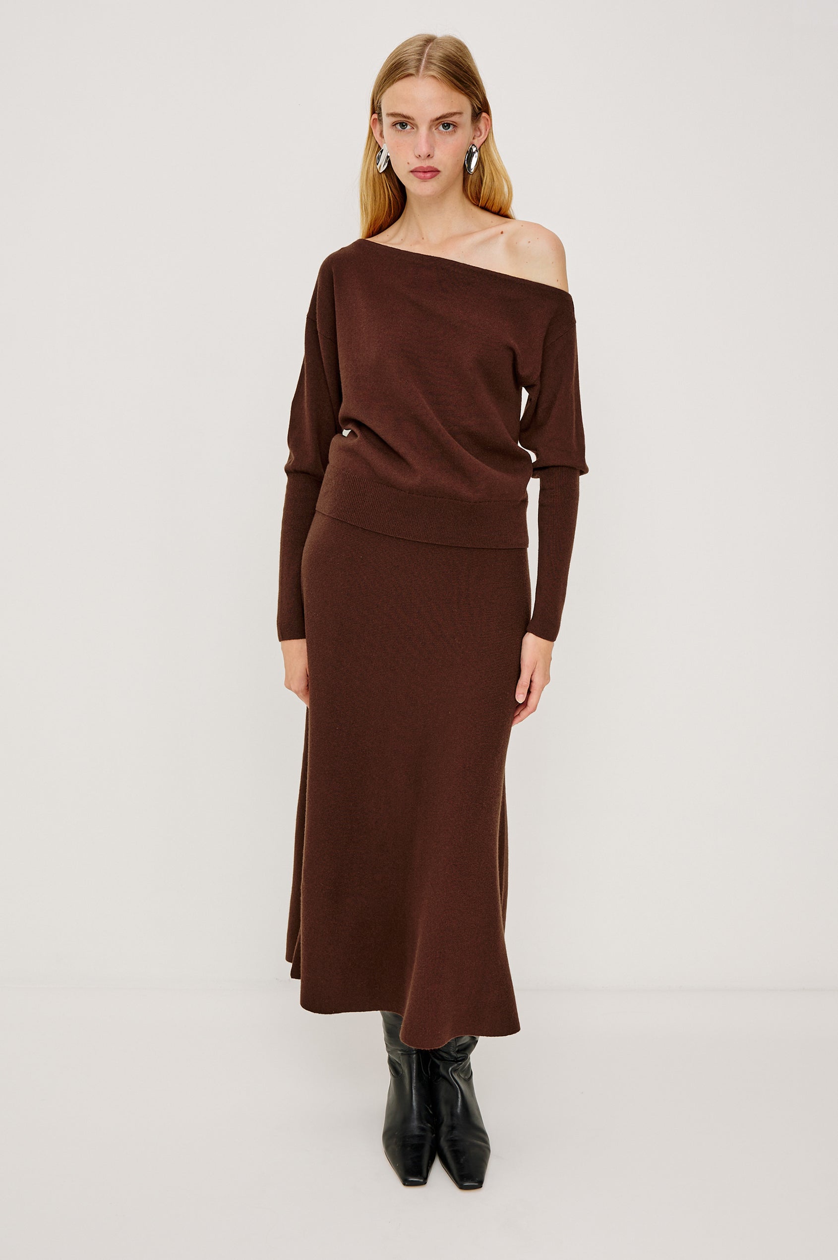 TIANNA SWEATER - BORDEAUX
