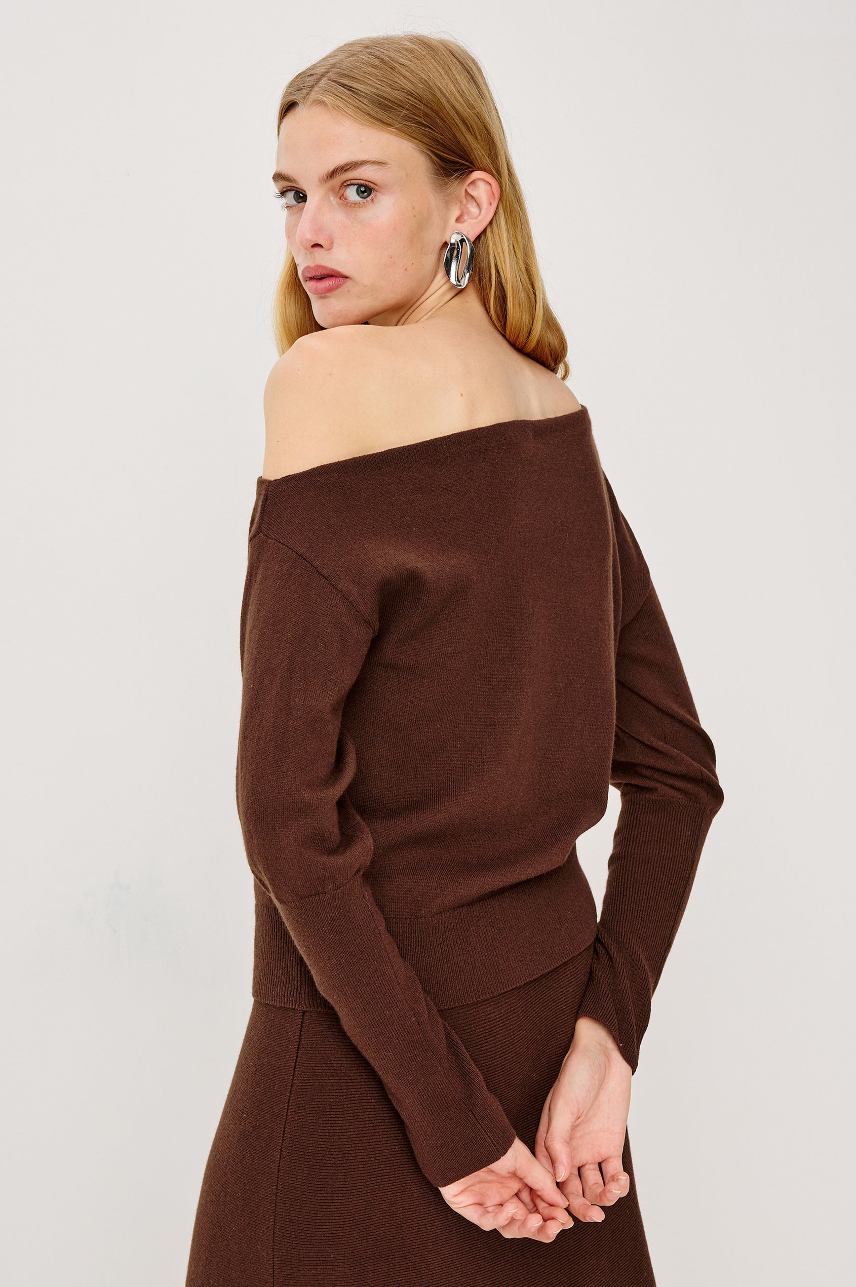 TIANNA SWEATER - BORDEAUX