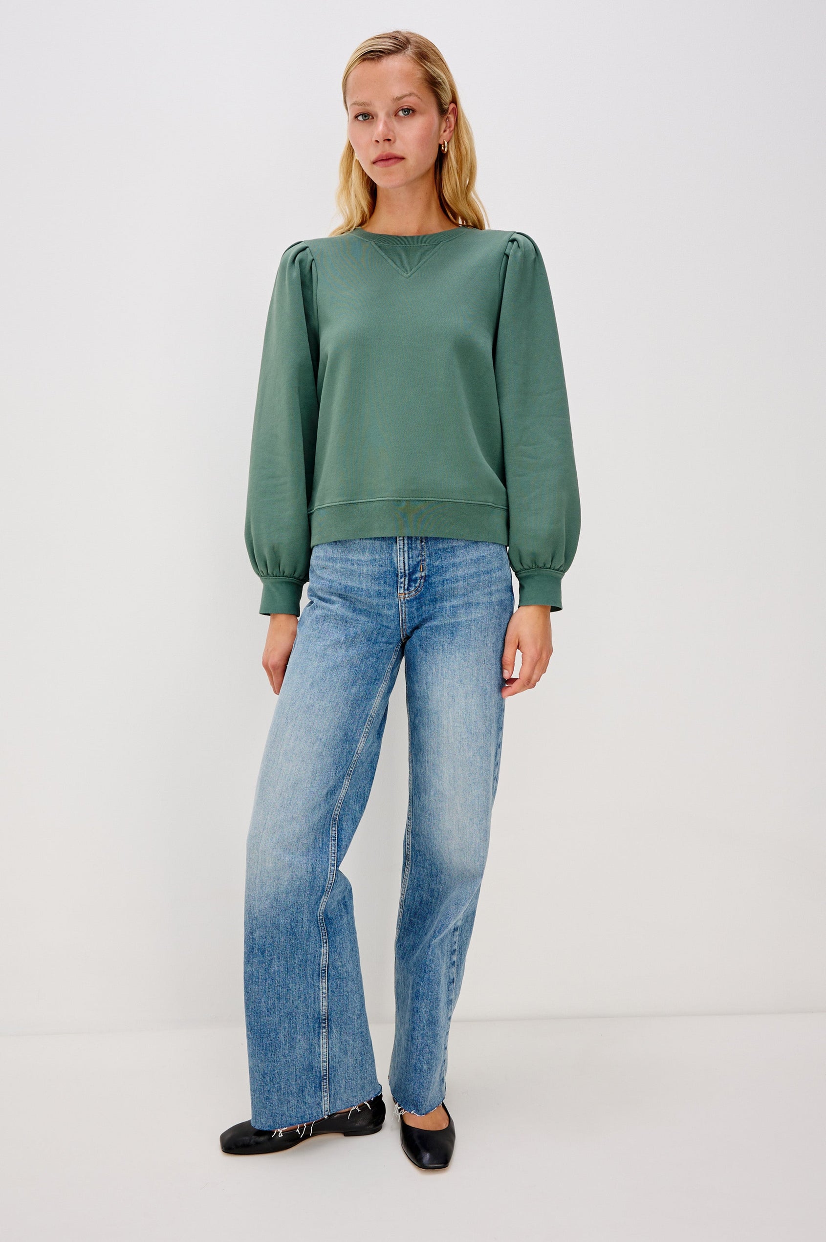 TIFFANY SWEATSHIRT - LAKE