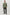 Tristan Long-Sleeve Button Down with a Chest Patch Pocket in Surplus Colorway, a olive green  - Front Full Body View Featured on Model