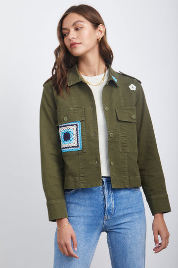 TULI OLIVE JACKET - FRONT