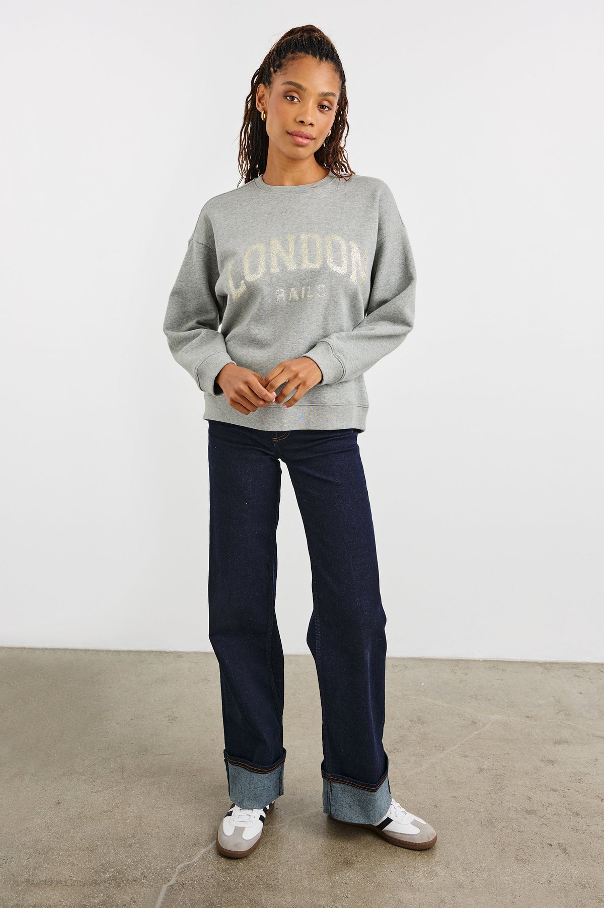 VARSITY-SWEATSHIRT-LONDON-GLITTER-FULL FRONT BODY