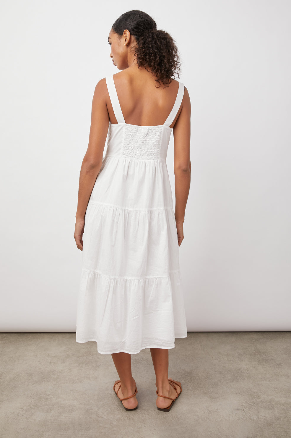 VIOLET WHITE DRESS-BACK