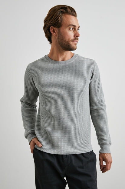 WADE THERMAL HEATHER GREY - FRONT BODY