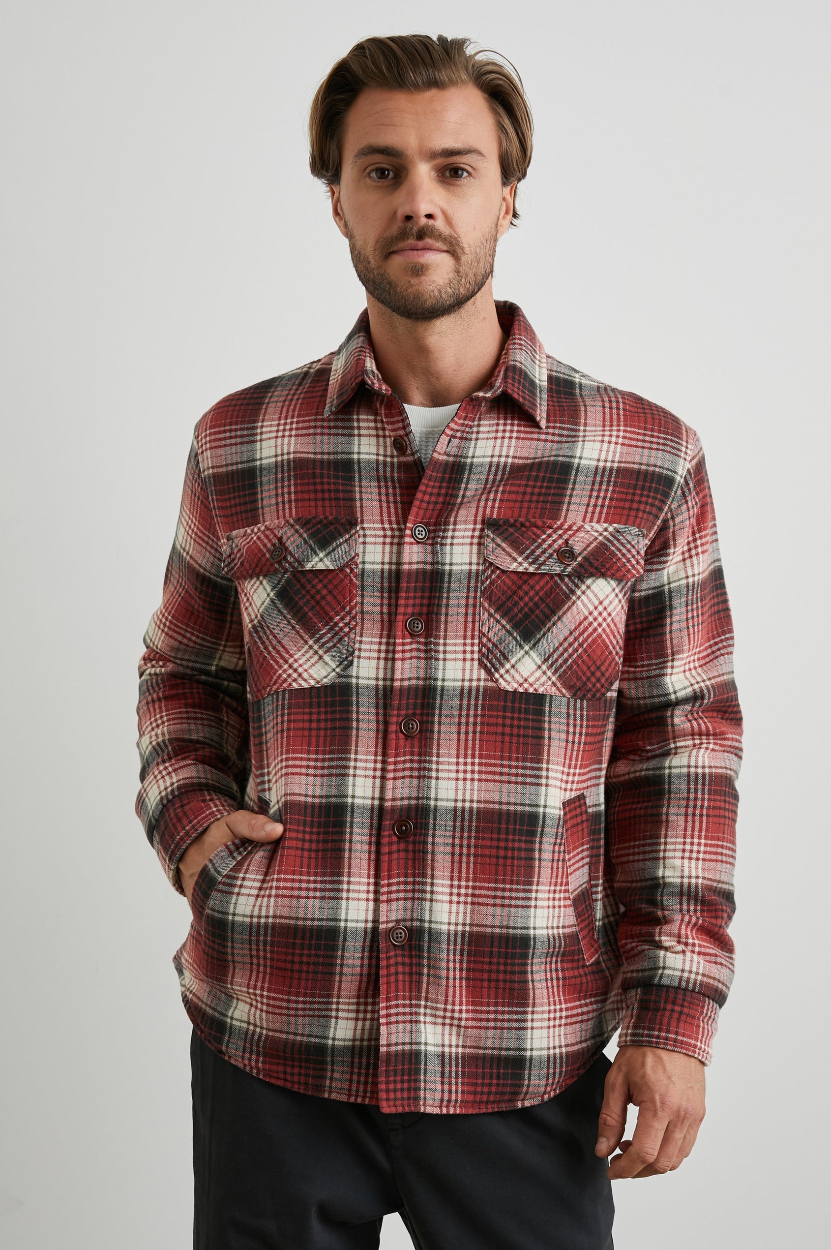 WORTHING JACKET CRIMSON RAVEN - FRONT 