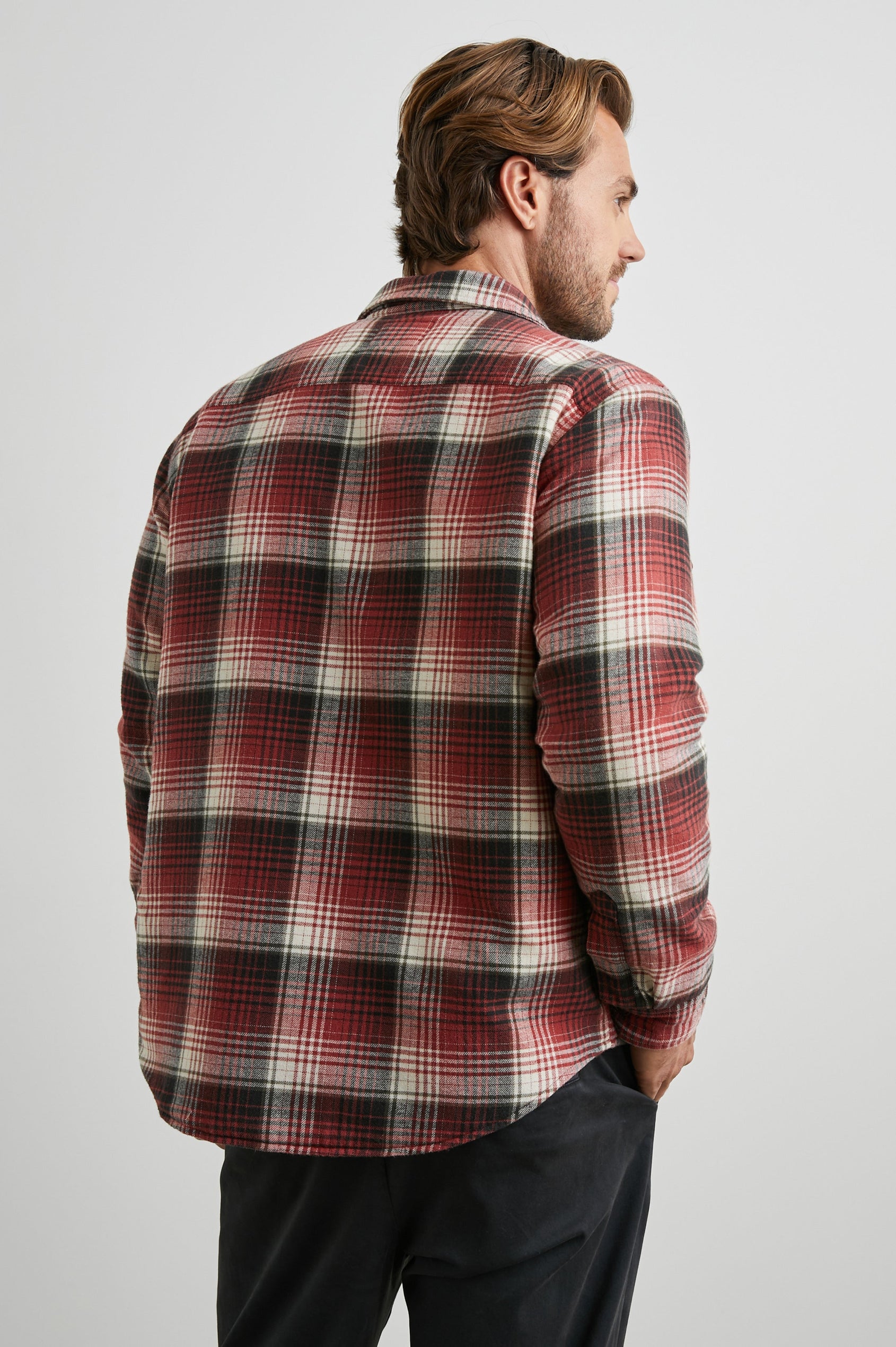 WORTHING JACKET CRIMSON RAVEN - BACK BODY