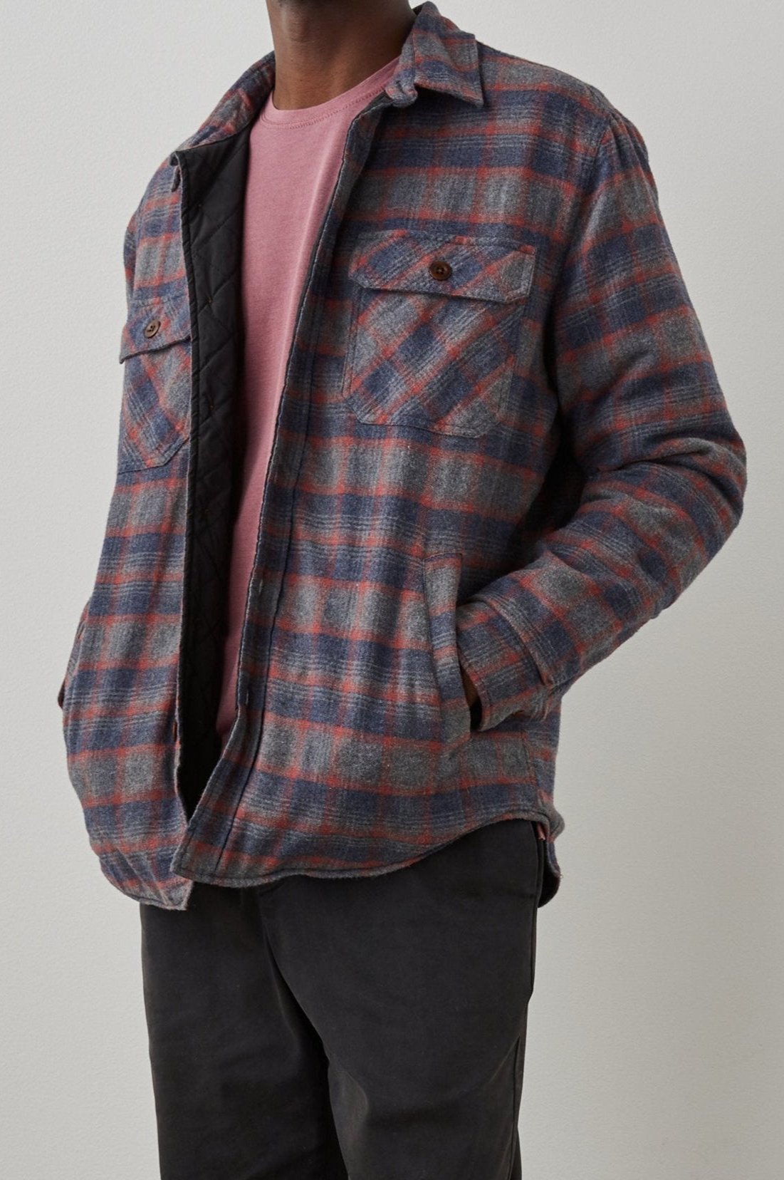 WORHTING MIDNIGHT HARVEST HEATHER JACKET - FRONT FULL BODY