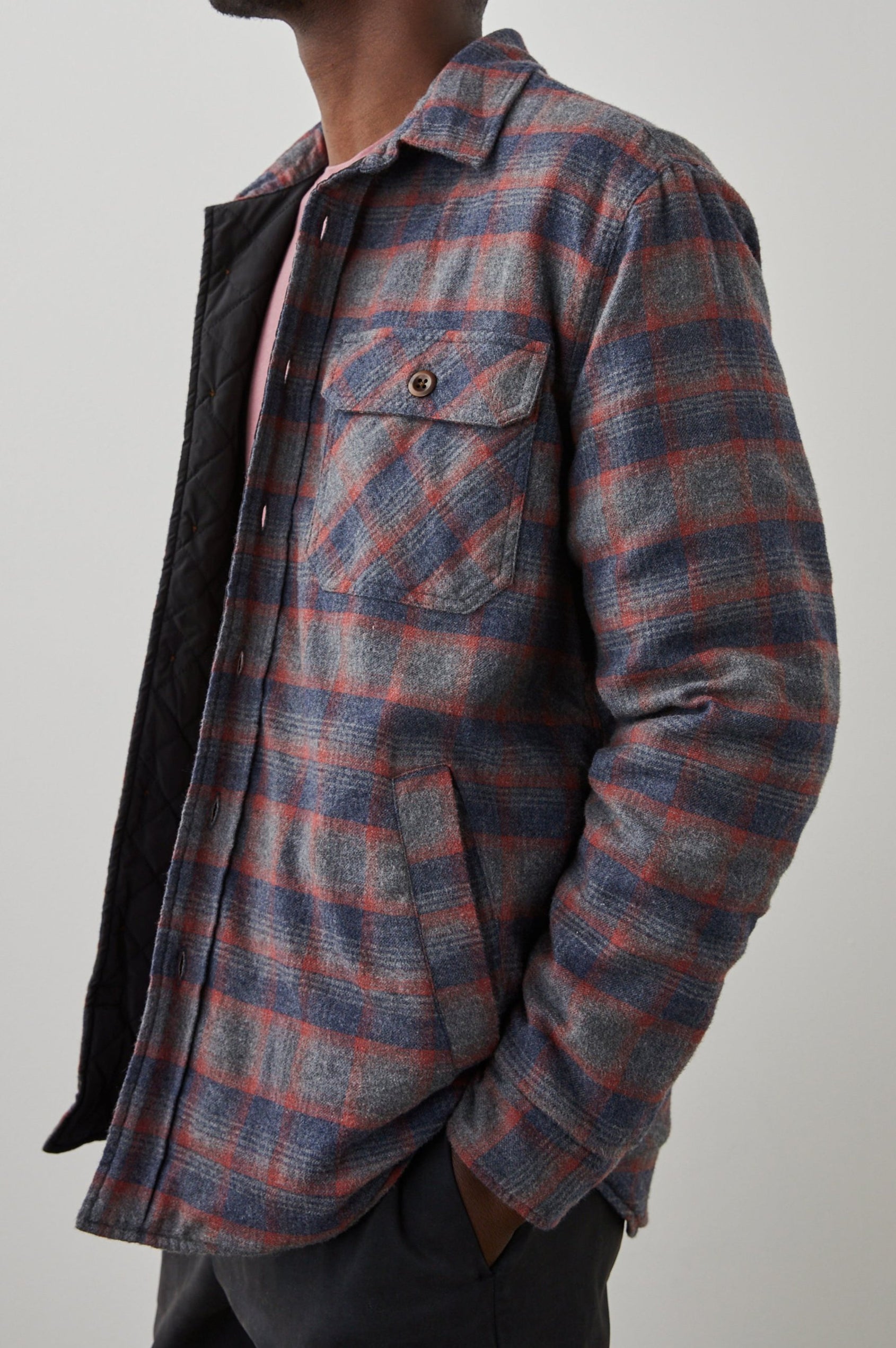 WORHTING MIDNIGHT HARVEST HEATHER JACKET - SIDE