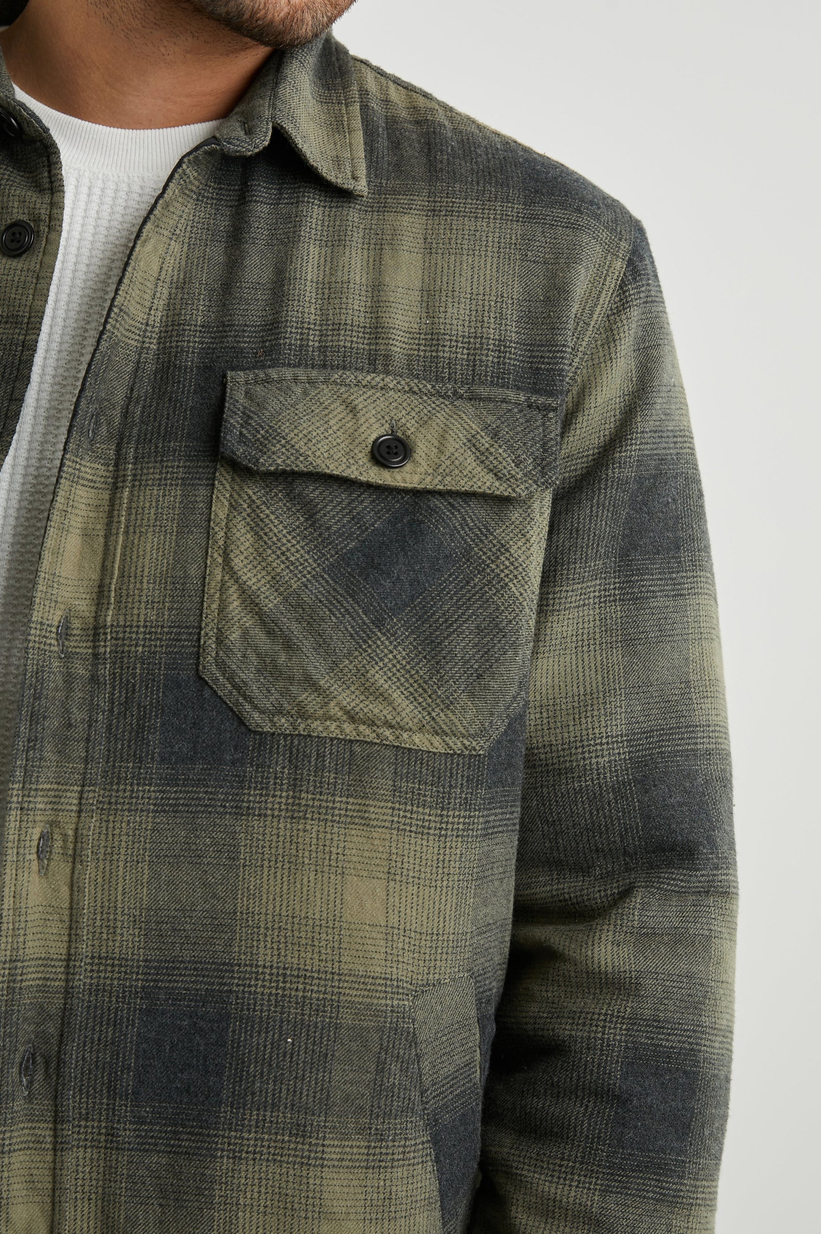 WORTHING JACKET MOSS ECLIPSE - DETAILS