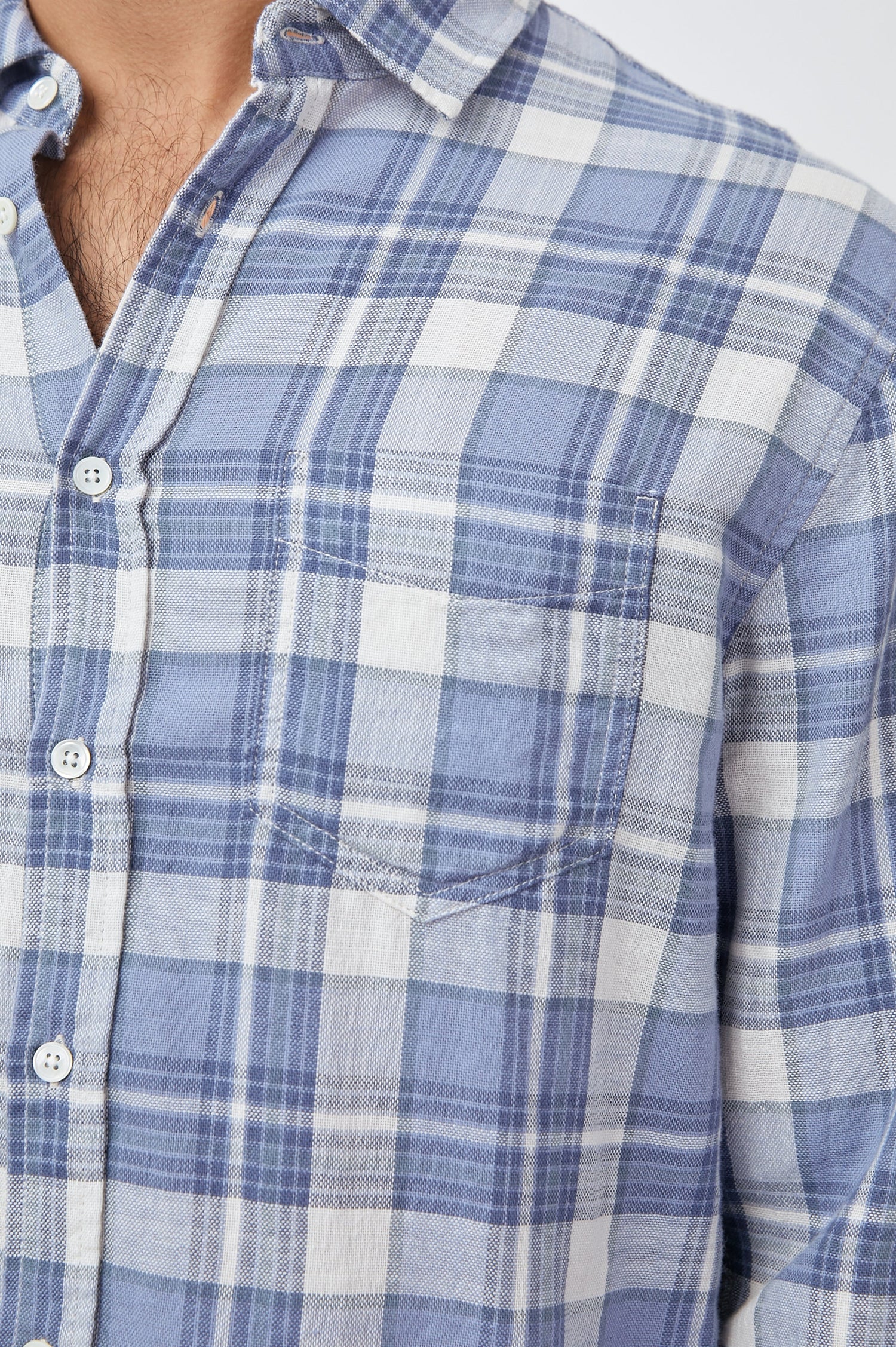 WYATT SHIRT - ROYAL PURPLE STEEL DETAILS