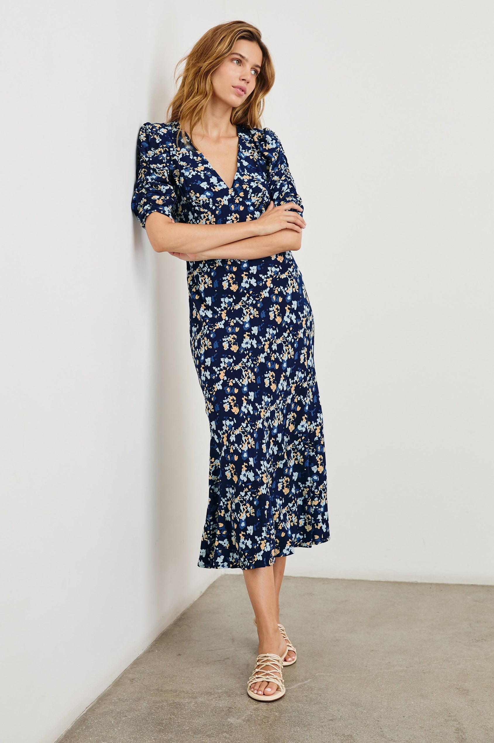 ZARIAH DRESS - NAVY FLORA Rails EU ZARIAH DRESS - NAVY FLORA Rails EU