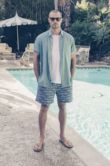 Fairfax Sea Green shirt - editorial