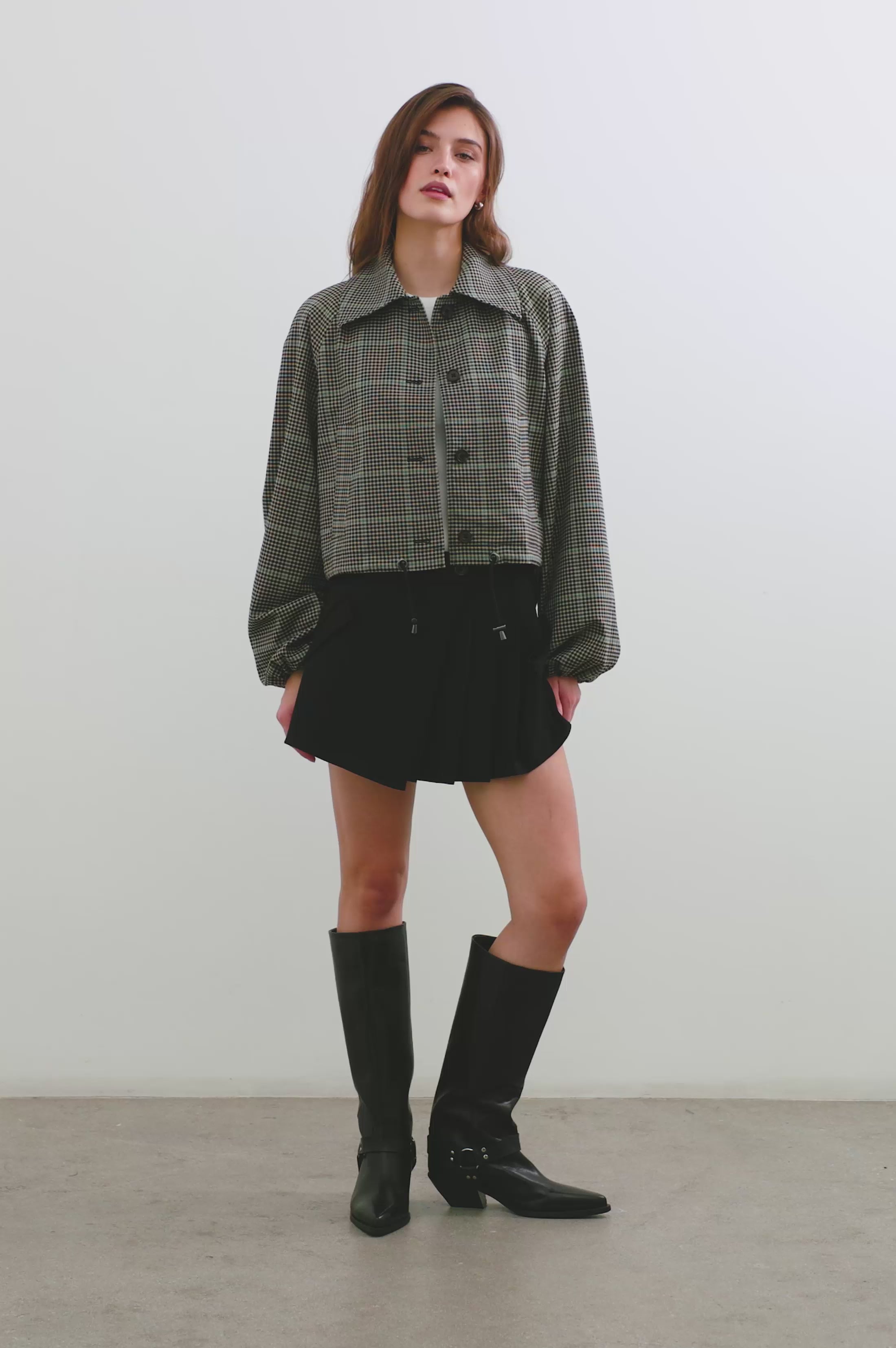 NORTH JACKET - TEAL MULTI CHECK – Rails EU