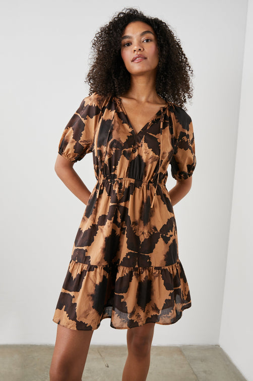 AMABELLA DRESS TIGERS EYE - FRONT