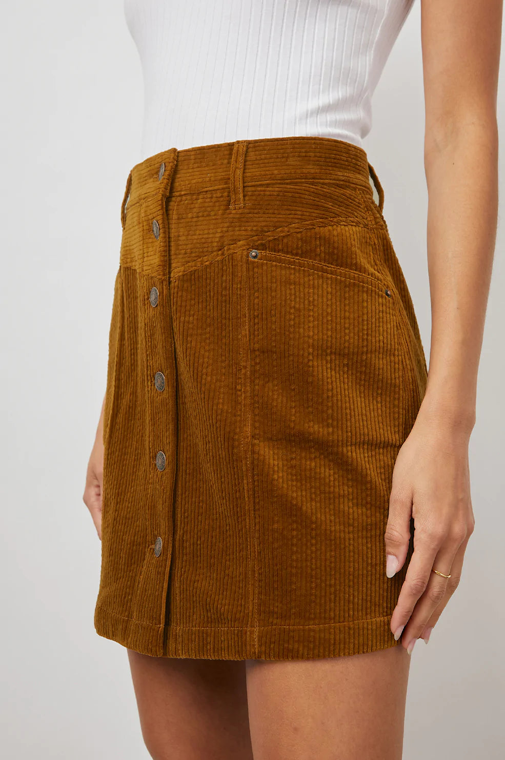 CANYON GROUND CINANMON SKIRT-DETAIL