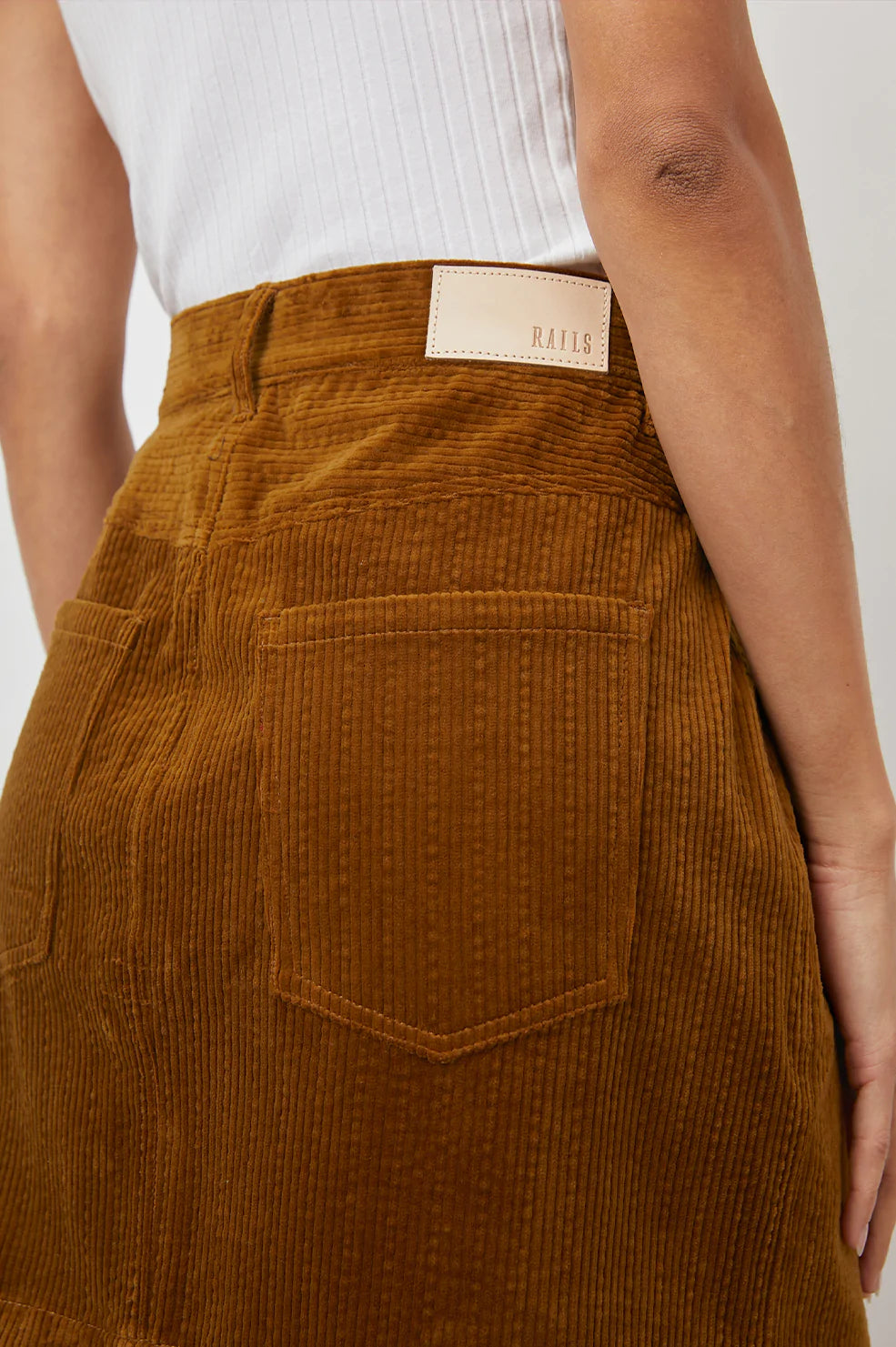 CANYON GROUND CINANMON SKIRT-BACK