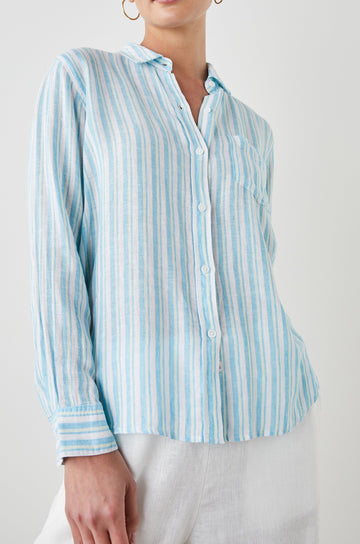 CHARLI SHIRT LAGUNA STRIPE - FRONT