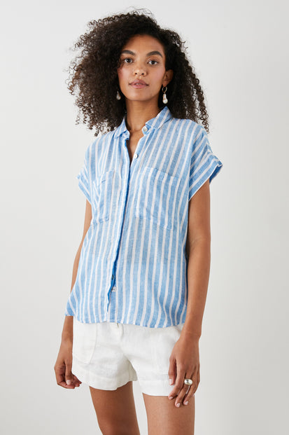 CITO SHIRT LAKE STRIPE - FRONT UNTUCKED