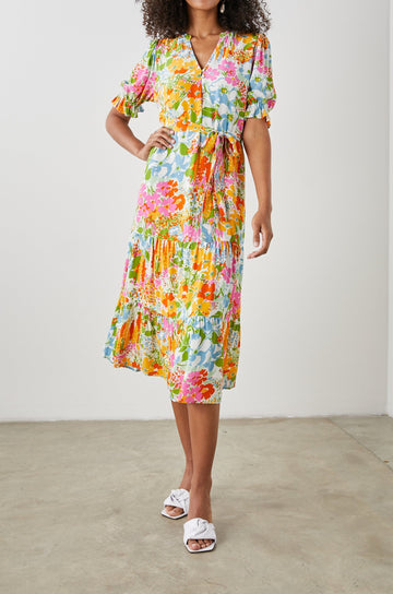 ELIANA DRESS DAY GARDEN - FRONT FULL BODY