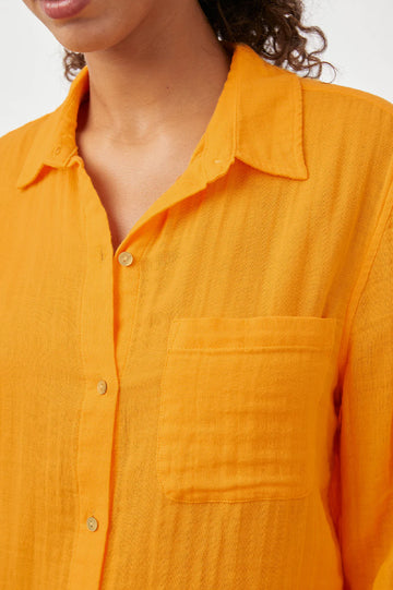 ELLIS MARIGOLD LONG SLEEVE BUTTON DOWN- FRONT