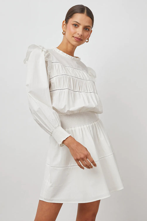 FAREN DRESS WHITE - FRONT BODY
