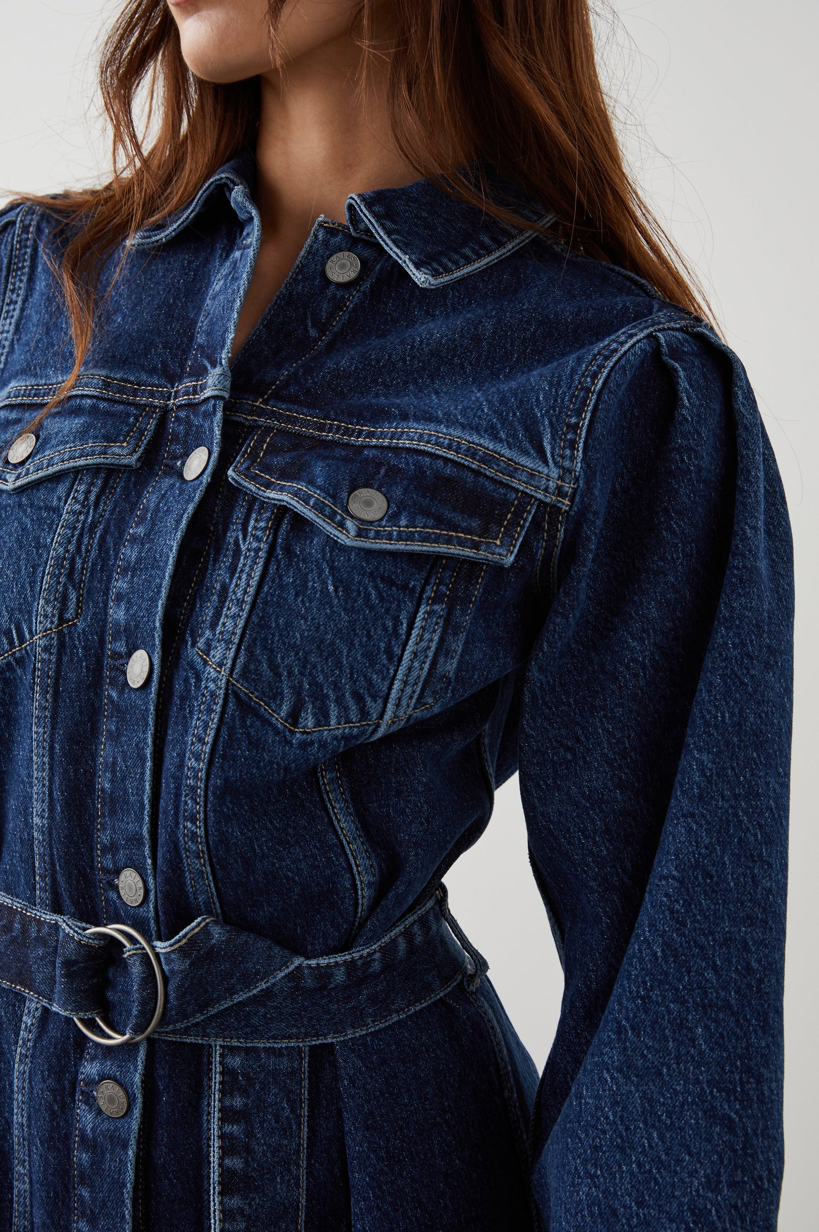 GRIFFITH DRESS COLLEGIATE BLUE - DETAIL