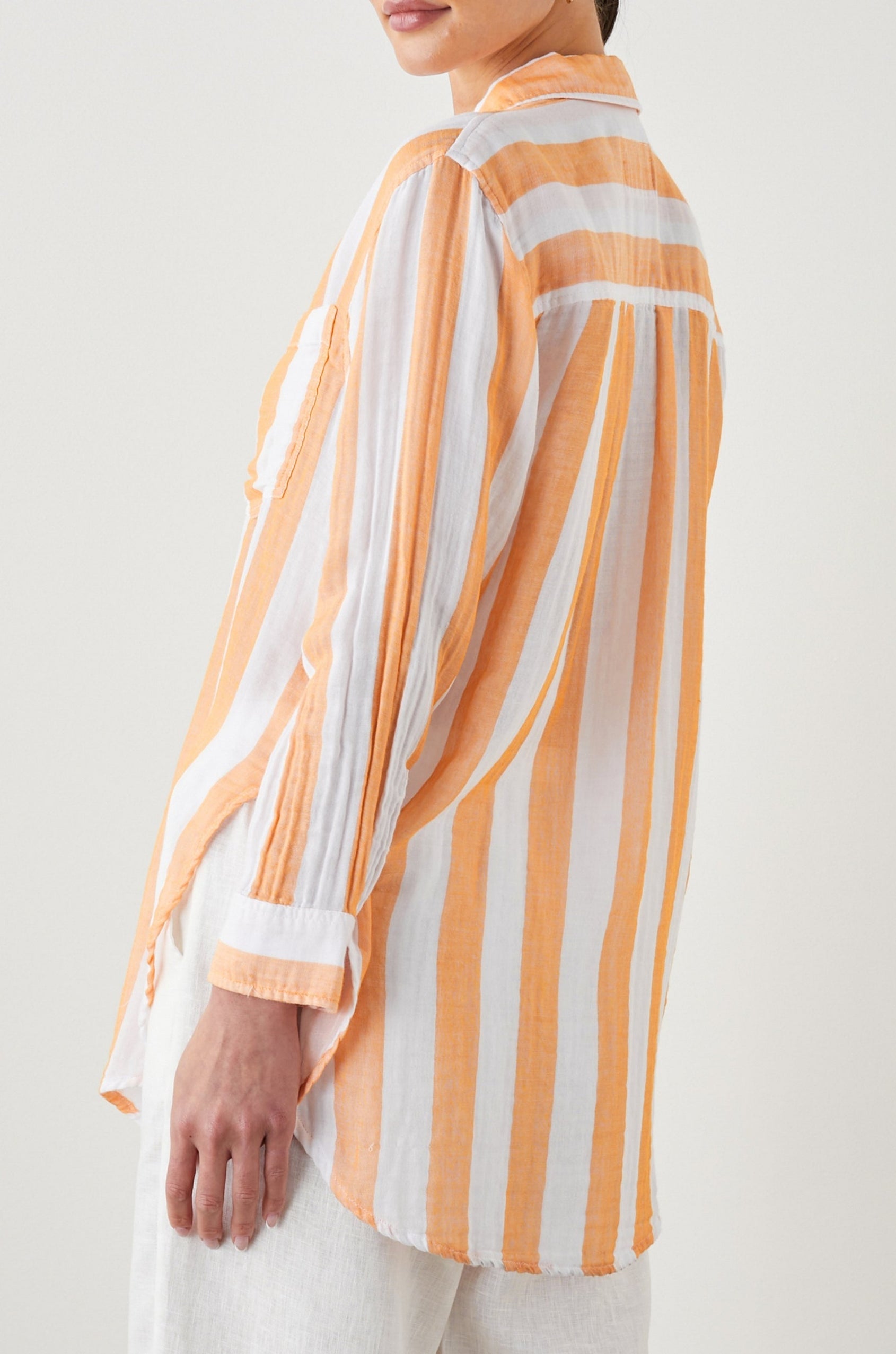 JAYLIN SHIRT ORTONA STRIPE - BACK ANGLE