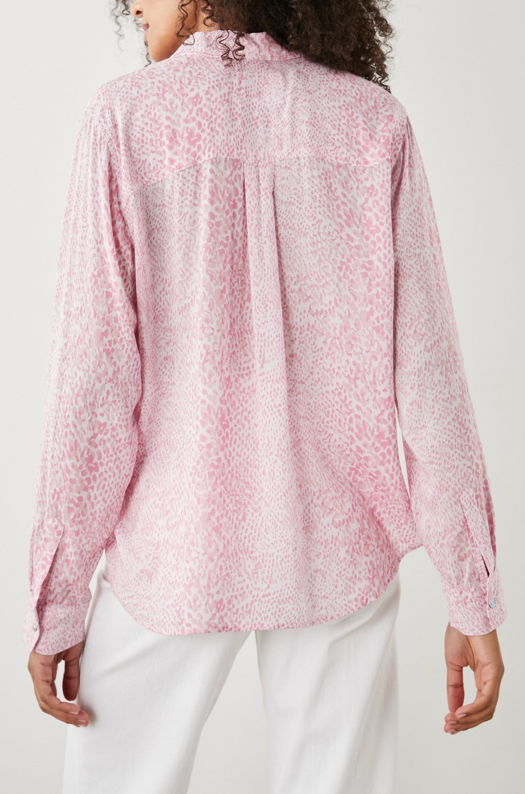 JOSEPHINE SHIRT PINK BOA - BACK
