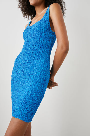 JULIE DRESS BAY BLUE - DETAIL