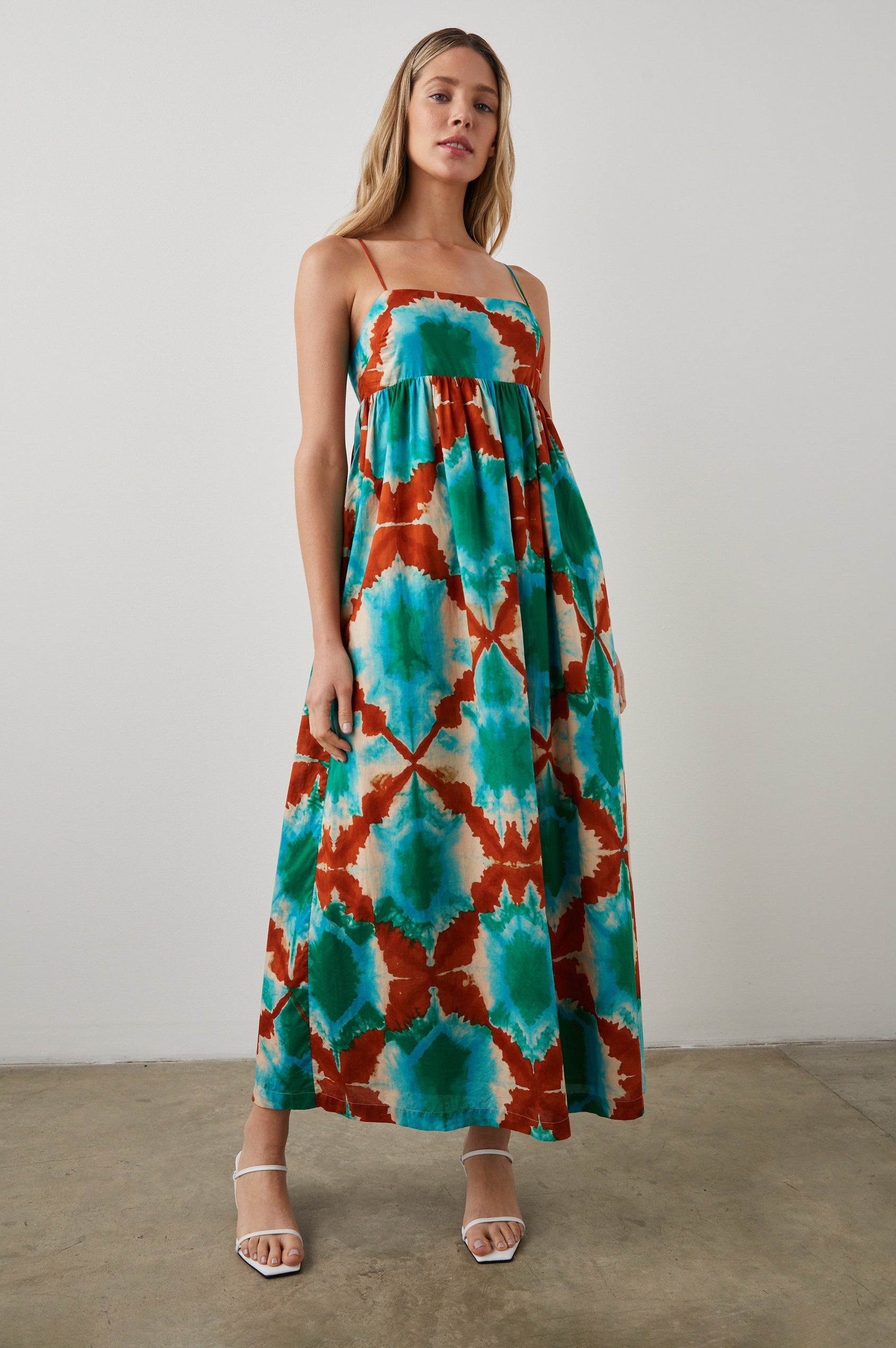 LUCILLE DRESS KALEIDOSCOPE - FRONT FULL BODY