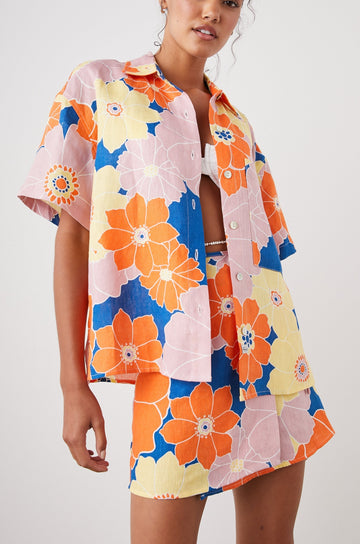 MACKINLEY SHIRT FLOWER POWER - FRONT BODY