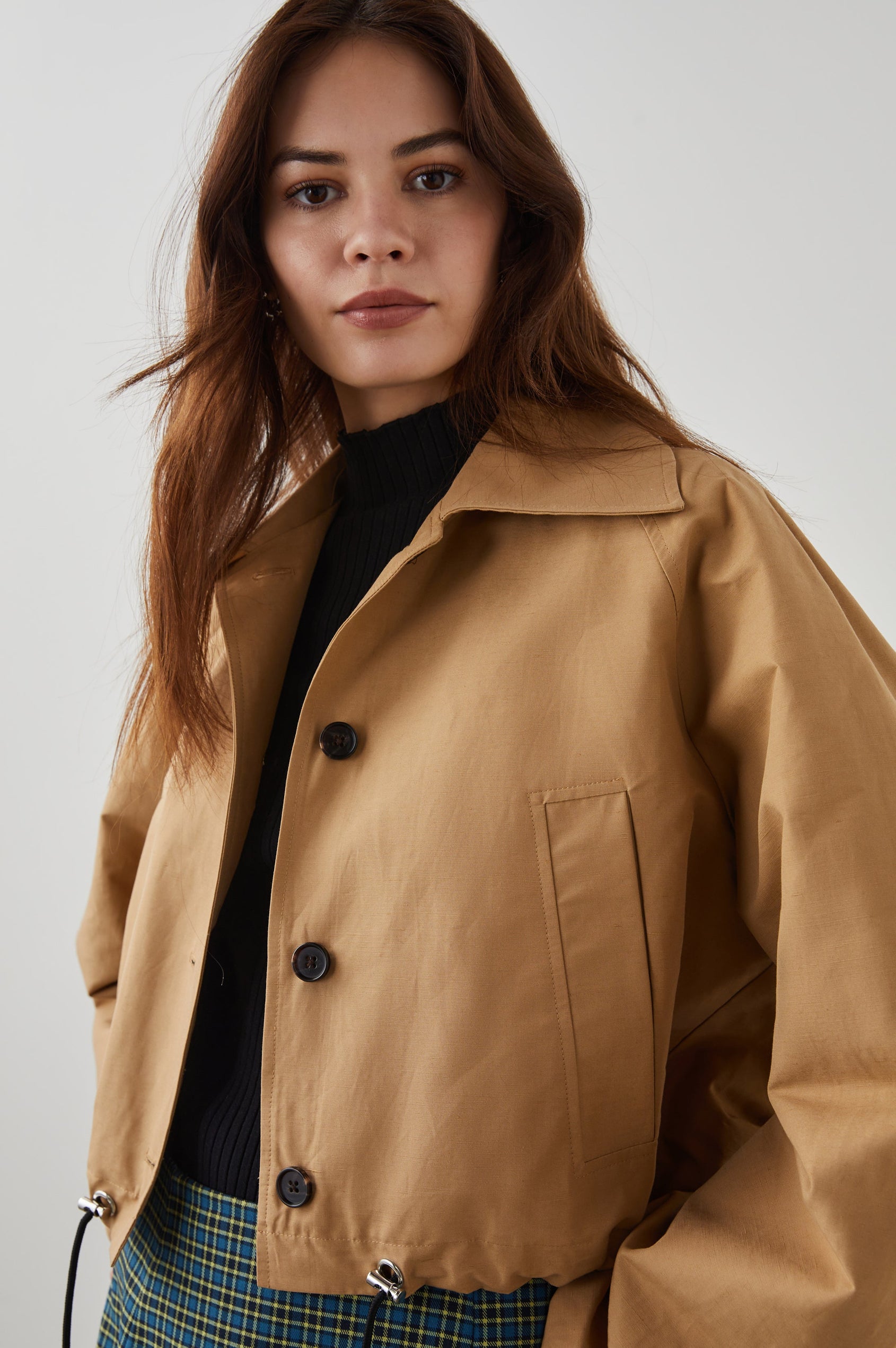 NORTH JACKET CAMEL - SIDE ANGLE