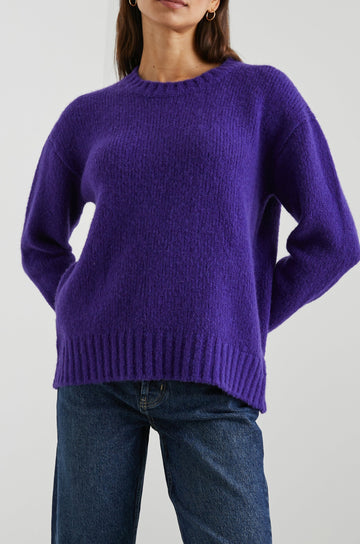 OLIVIA SWEATER ULTRA VIOLET - FRONT