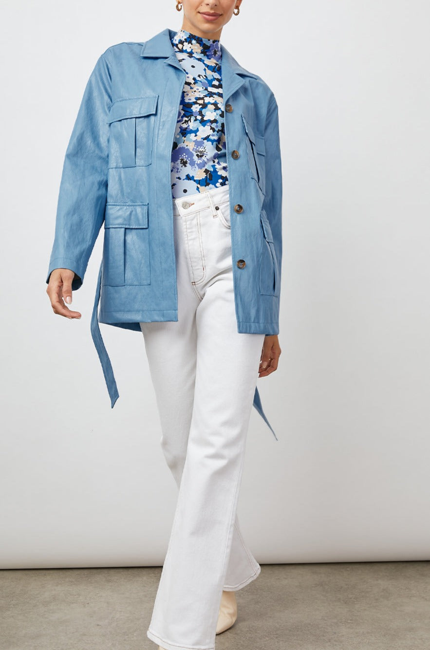 ROMILY JACKET - BLUESTONE