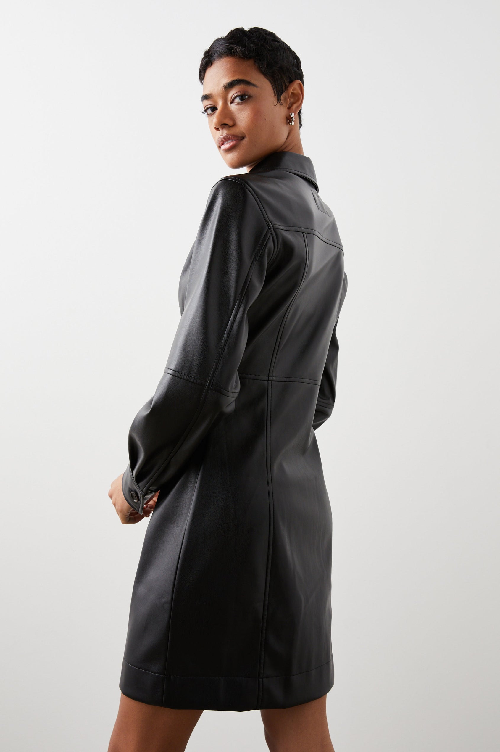 RUBY DRESS BLACK - BACK