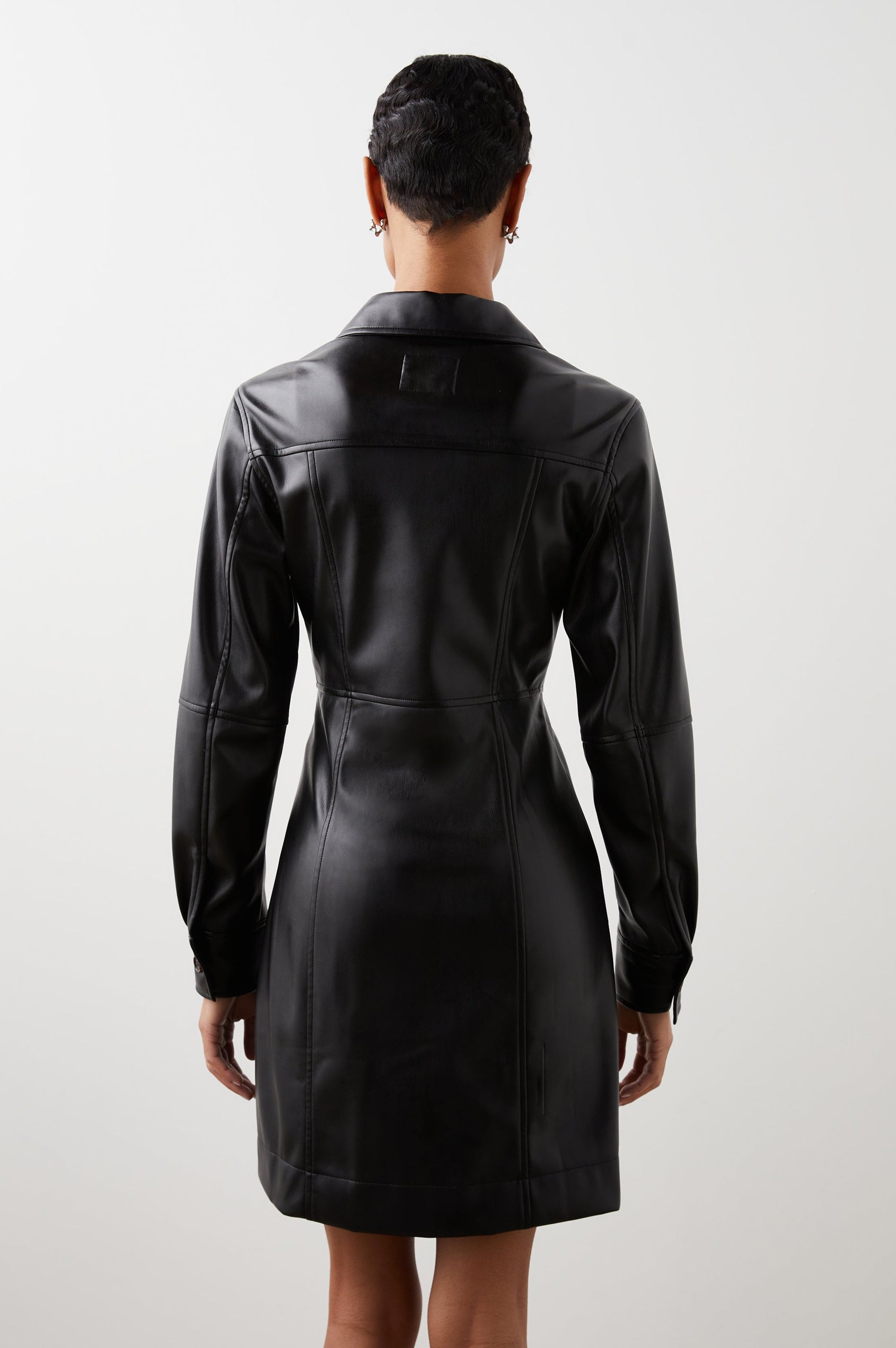 RUBY DRESS BLACK - BACK